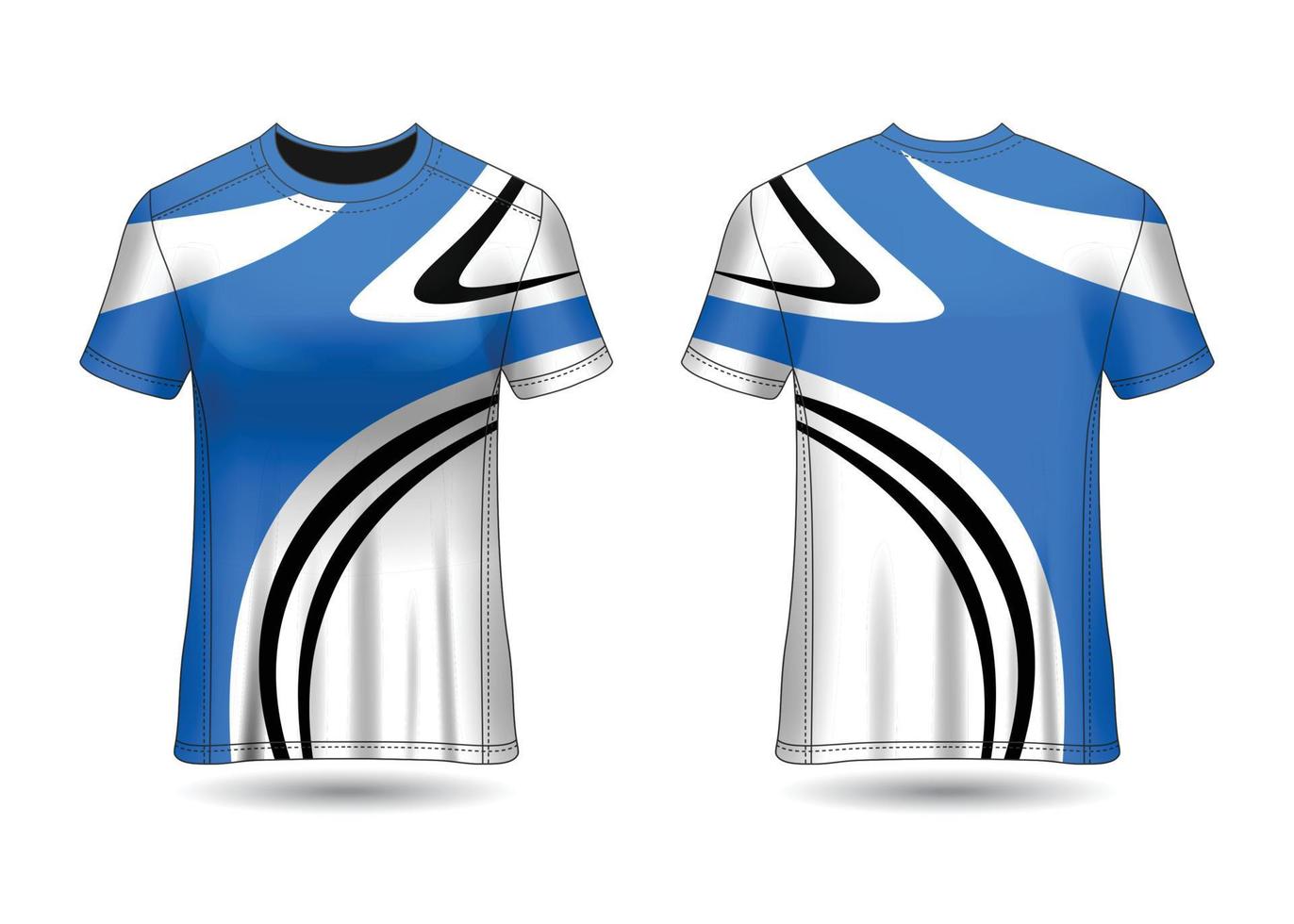 T-Shirt Sport Design. Racing jersey Vector