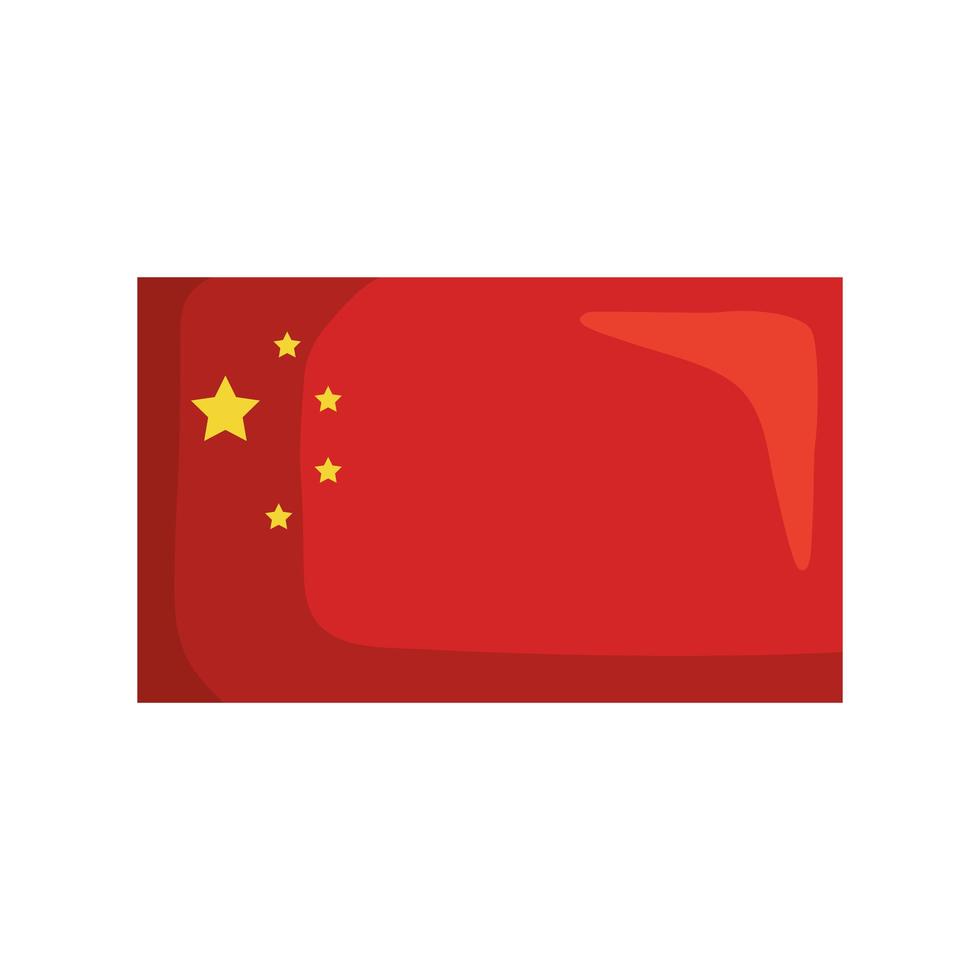 national china flag vector