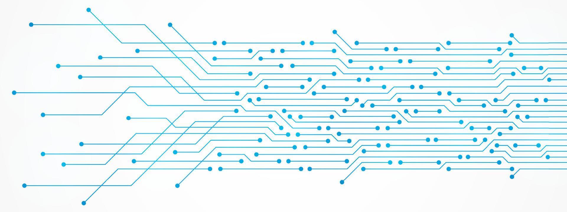 fondo de tecnología abstracta, patrón de placa de circuito, microchip, línea eléctrica vector