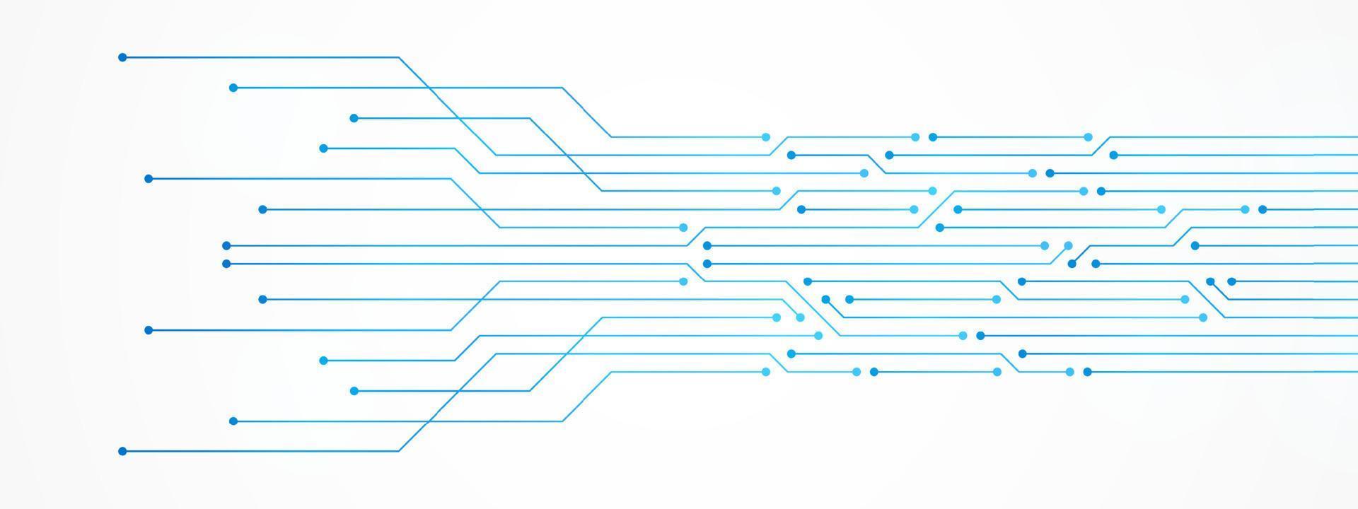 fondo de tecnología abstracta, patrón de placa de circuito, microchip, línea eléctrica vector