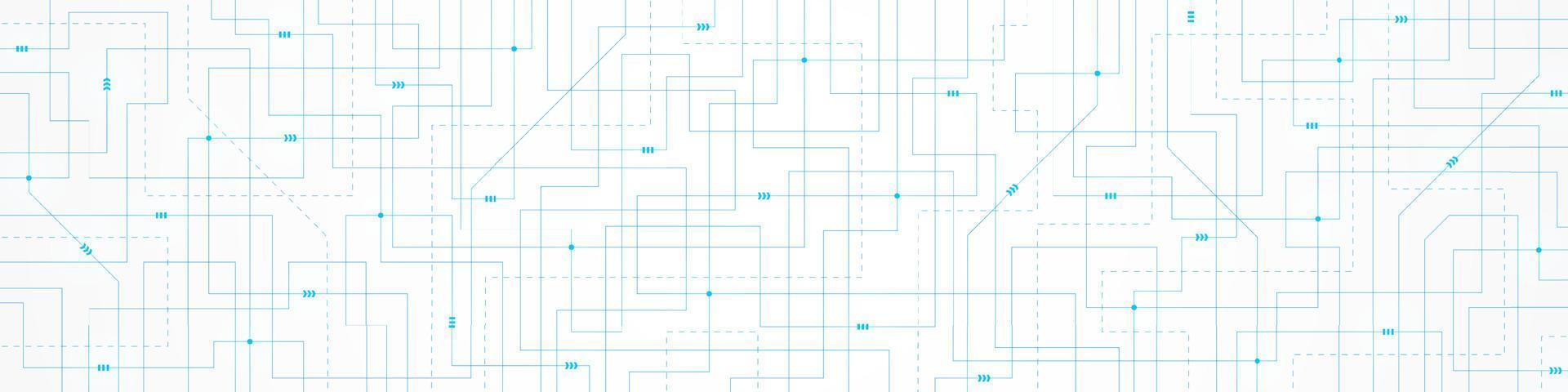 Abstract Technology Background, circuit board pattern, microchip, power line vector