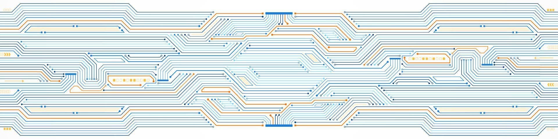 Abstract Technology Background, circuit board pattern, microchip, power line vector