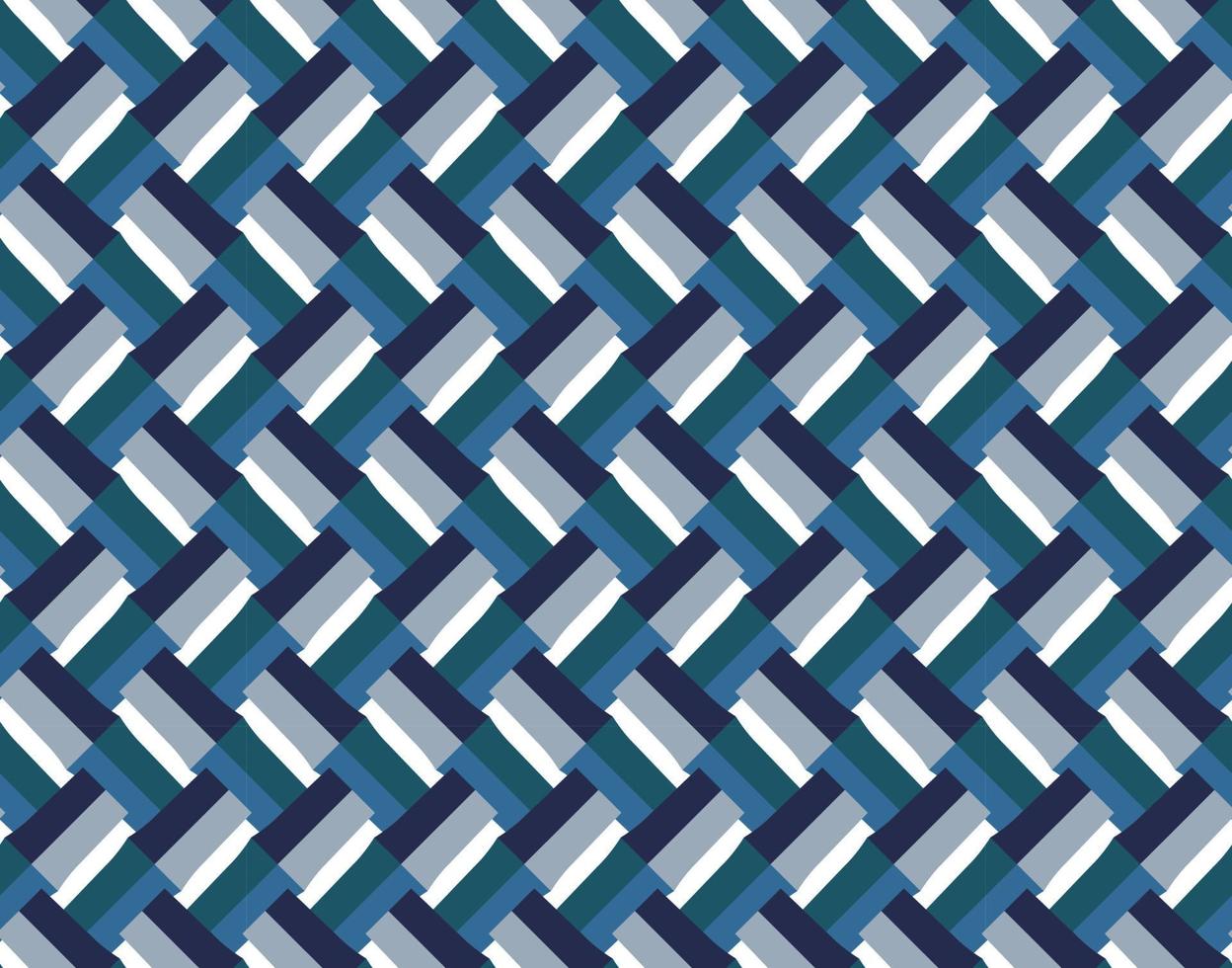 Vector seamless pattern, abstract texture background, repeating tiles, five colors