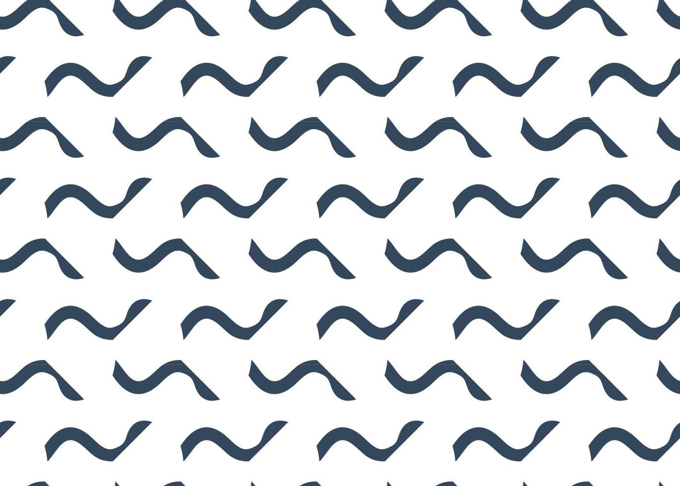 Vector seamless pattern, abstract texture background, repeating tiles, two colors