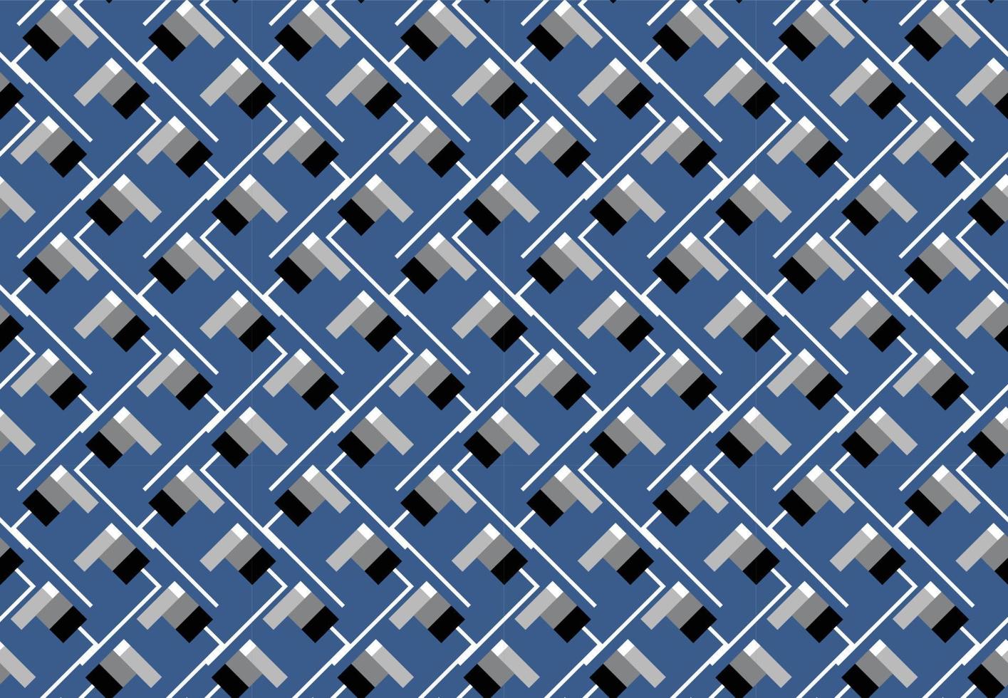 vector de patrones sin fisuras, textura de fondo abstracto, azulejos repetidos, cinco colores