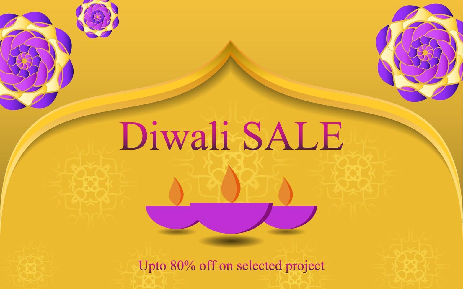 Happy Diwali - Colorful diwali sales banner, Happy Diwali sales banner vector Illustration,