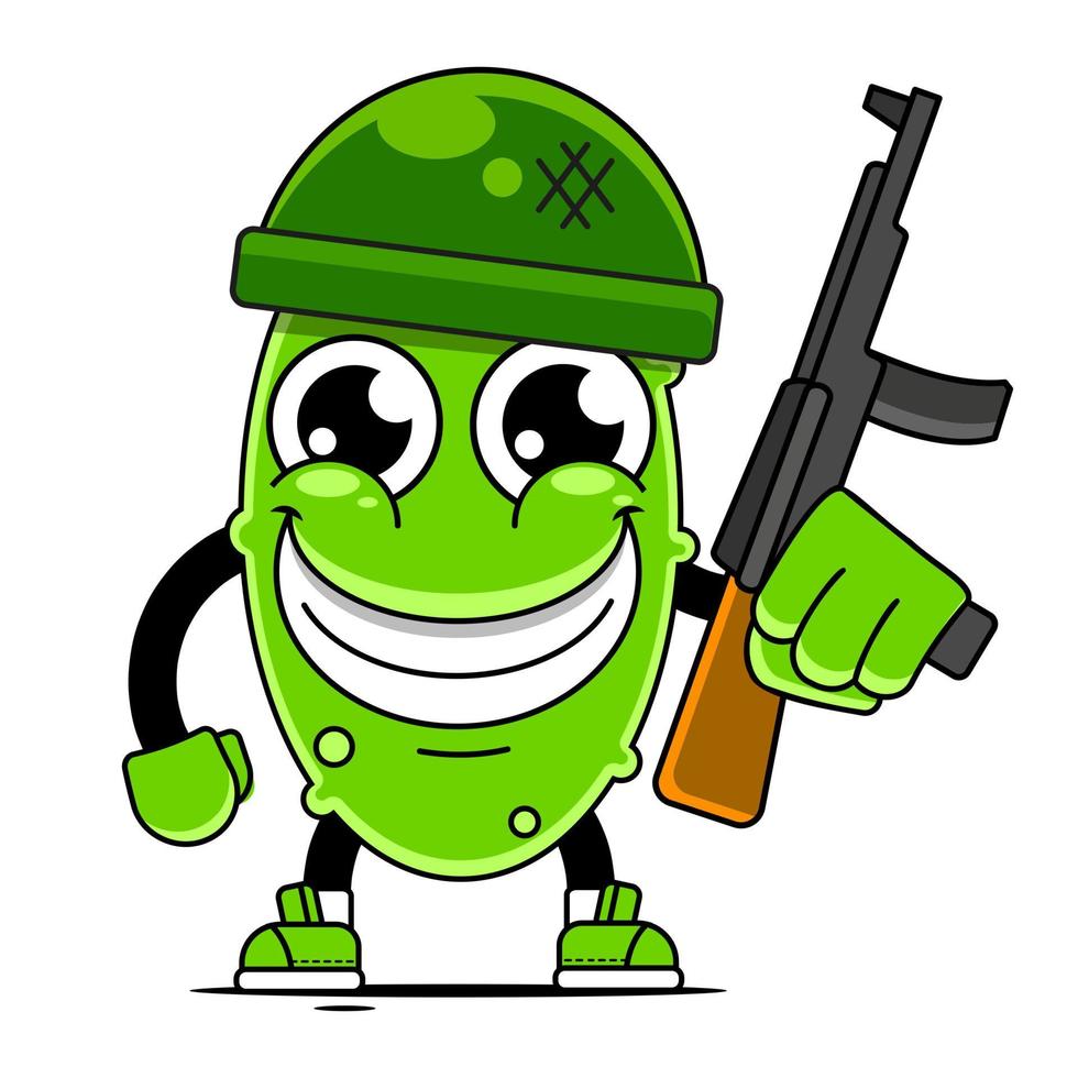 Surprised cucumber is a stylized vector illustration of a cute cucumber . Cartoon style. Isolated