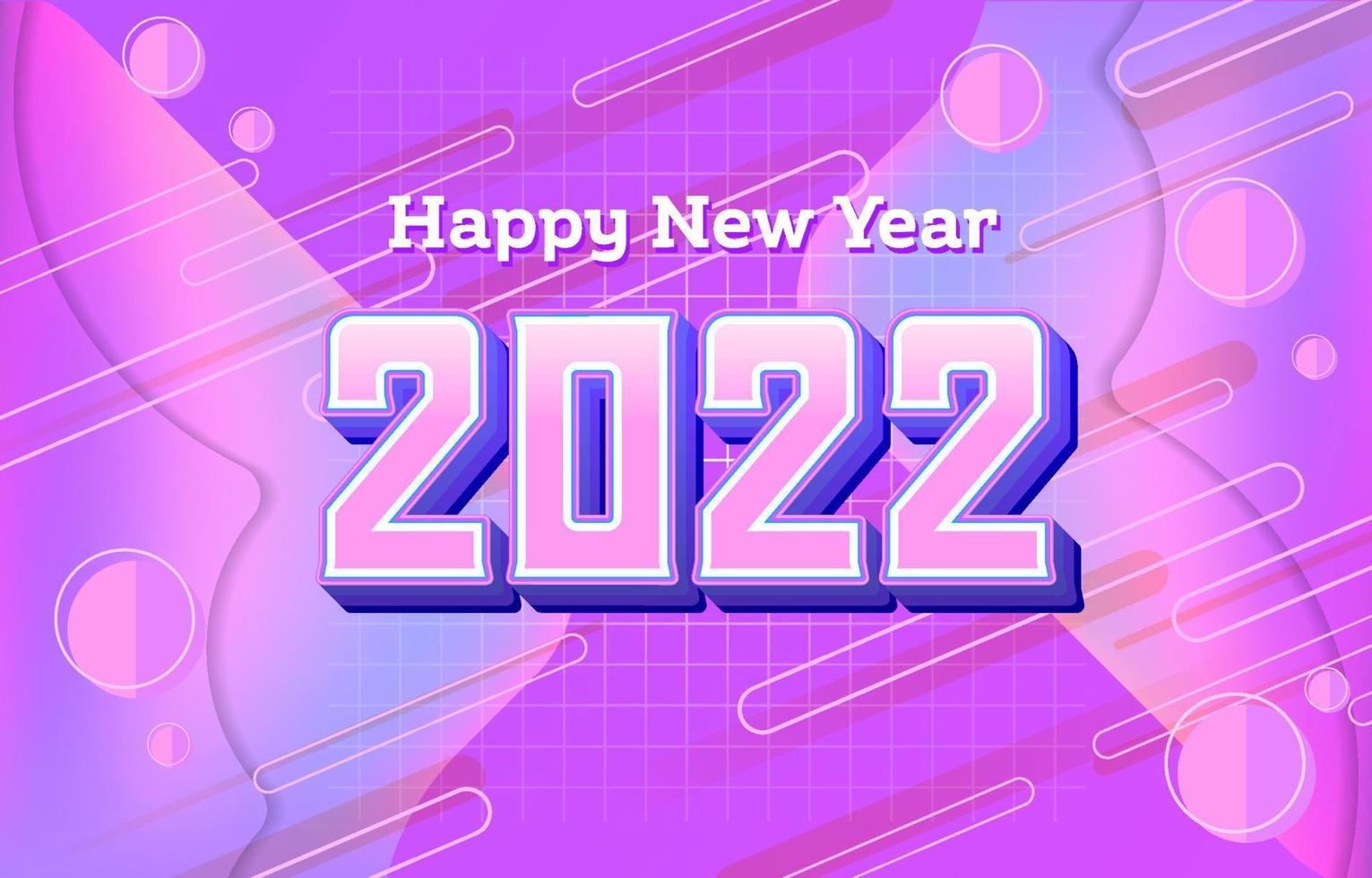 Bright and Colorful Bright New Year Background vector