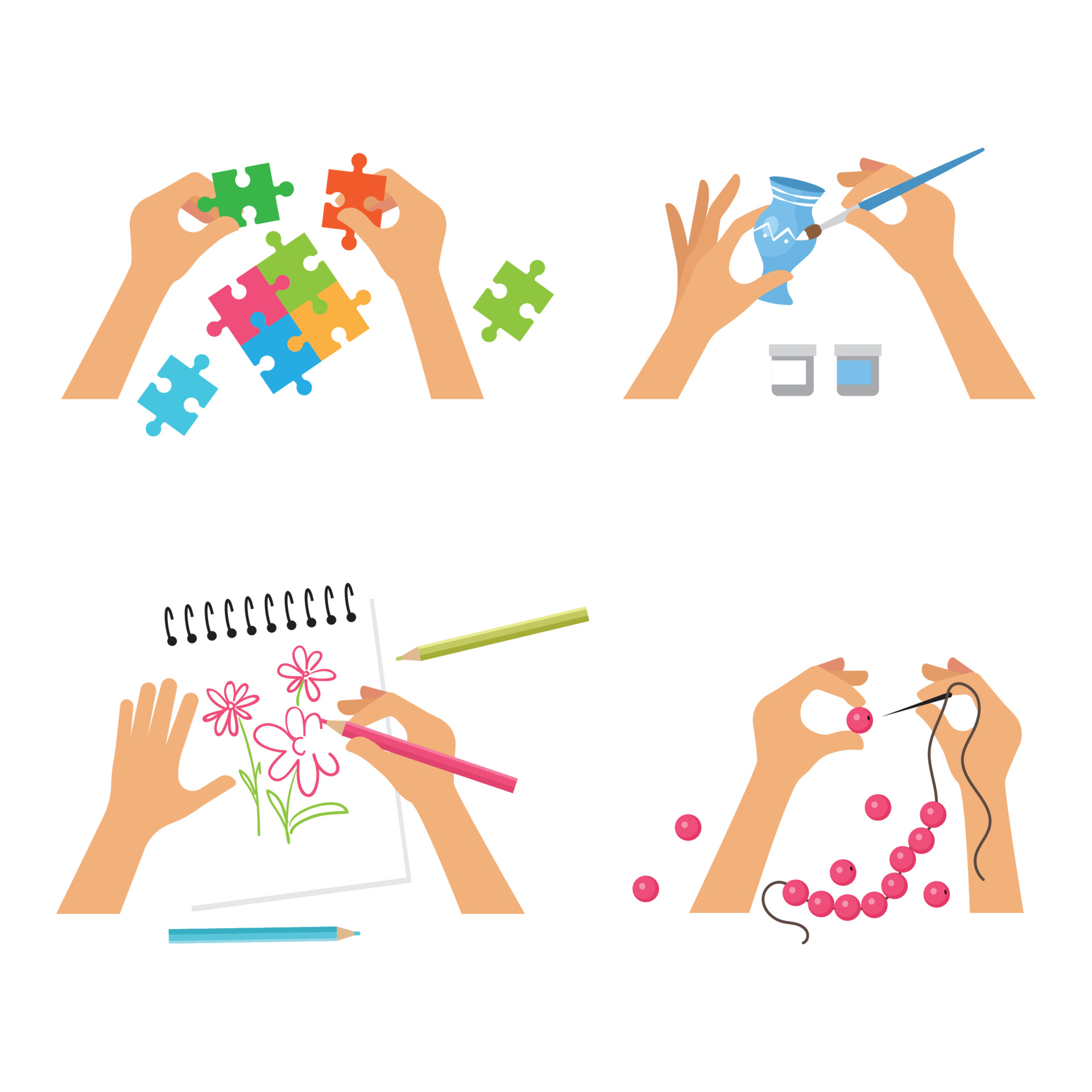 Hands craft handy scrapbook project kids hands activity