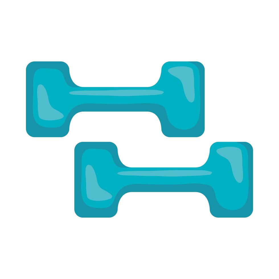 dumbbells gym accessories vector