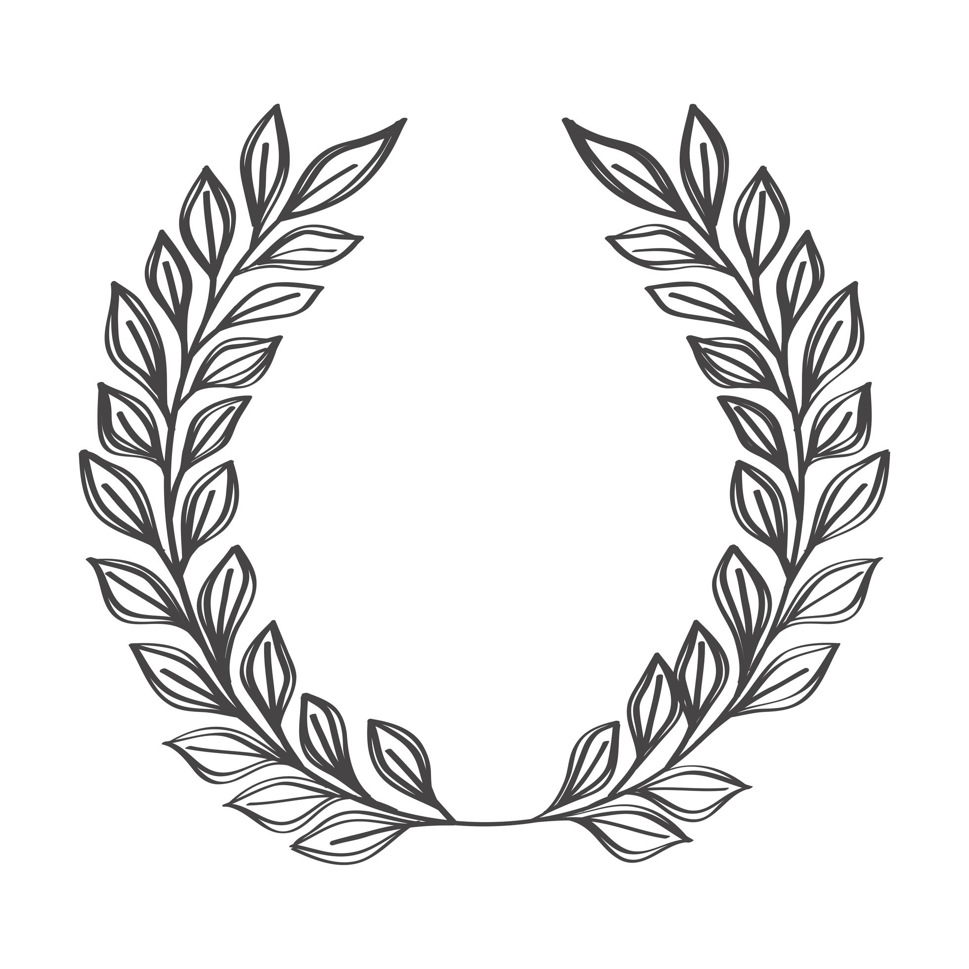 Isolated Laurel Wreath 3812563 Vector Art At Vecteezy