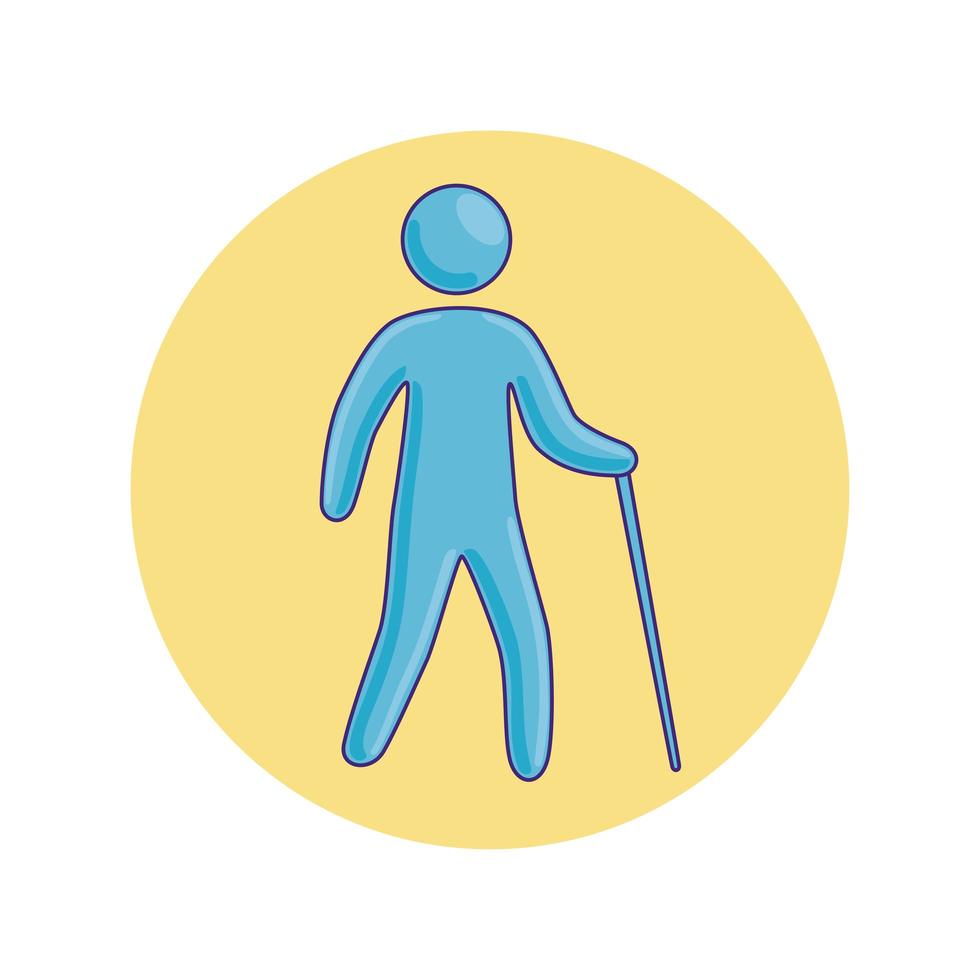 blind avatar silhouette vector
