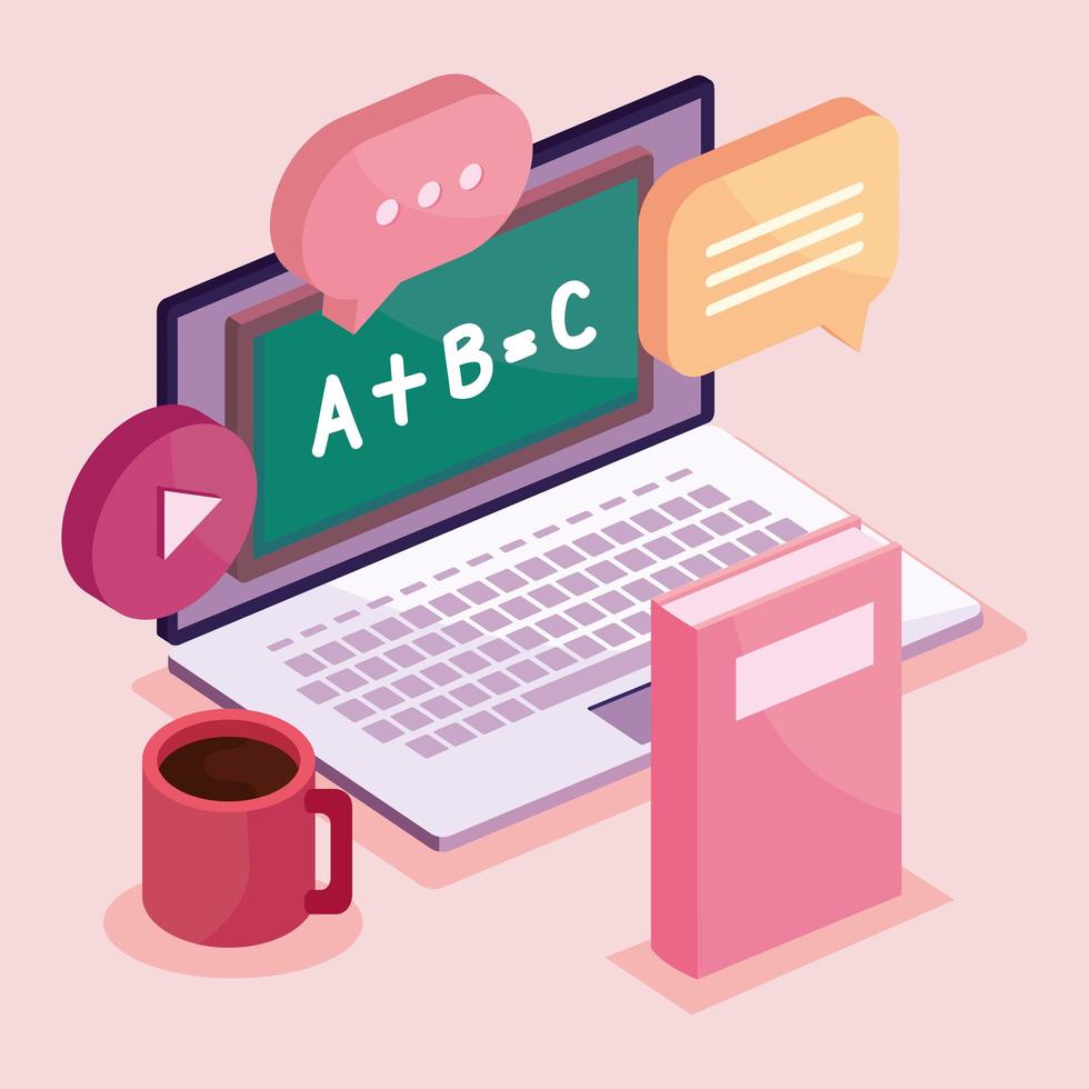 poster of education online vector
