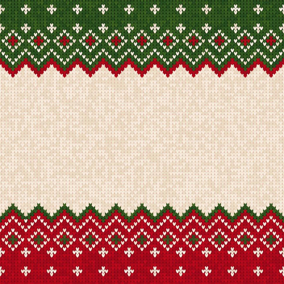 Ugly Sweater Texture Seamless Background vector