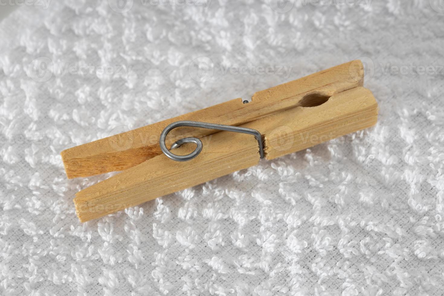 Wooden clothespin object photo