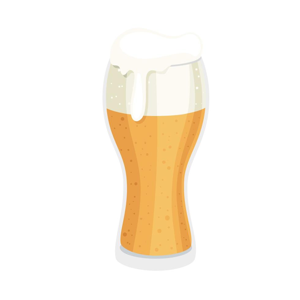 glass of beer vector