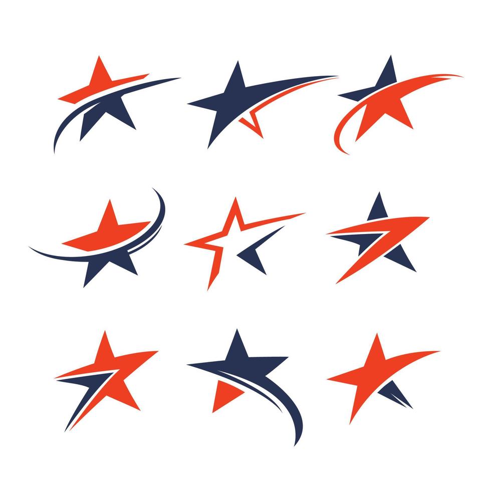 Set of Star Icon vector