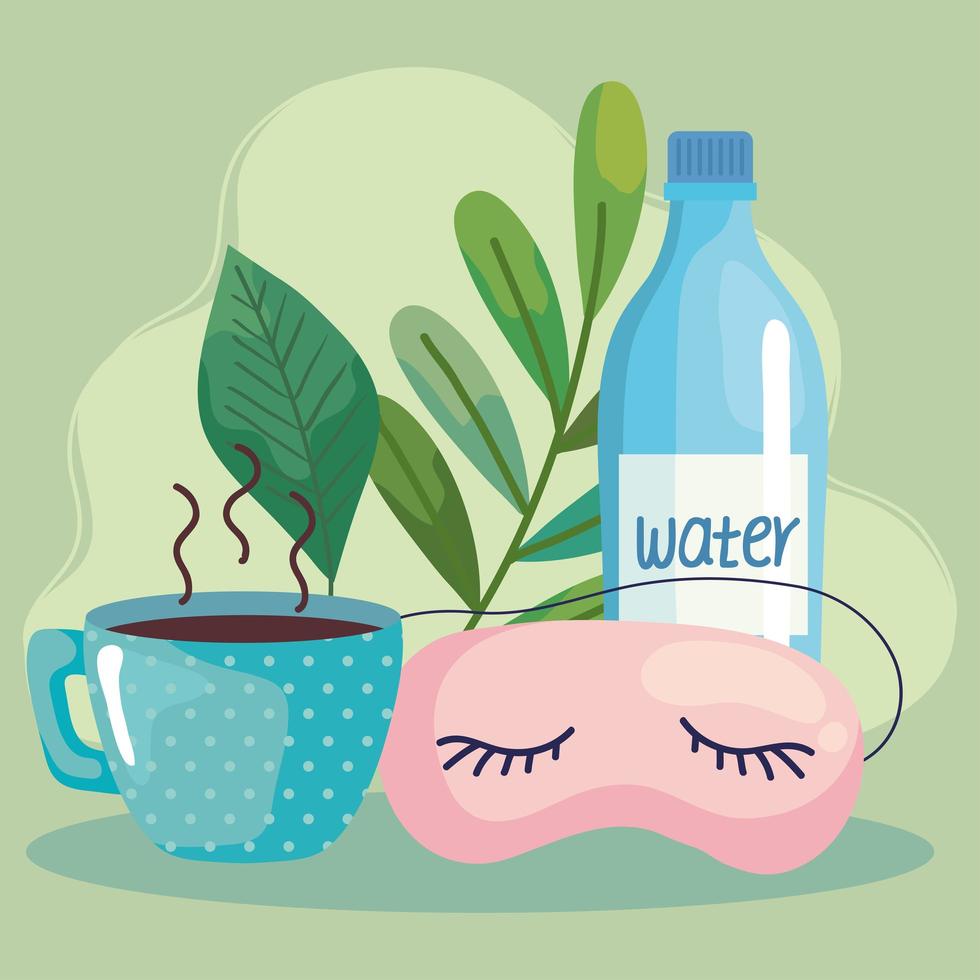 three self care products vector