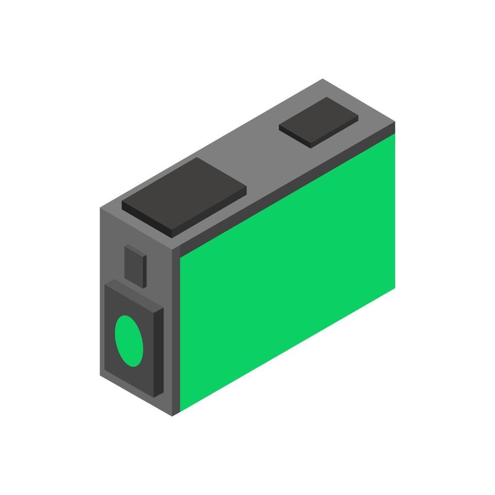 Isometric printer cartridge vector