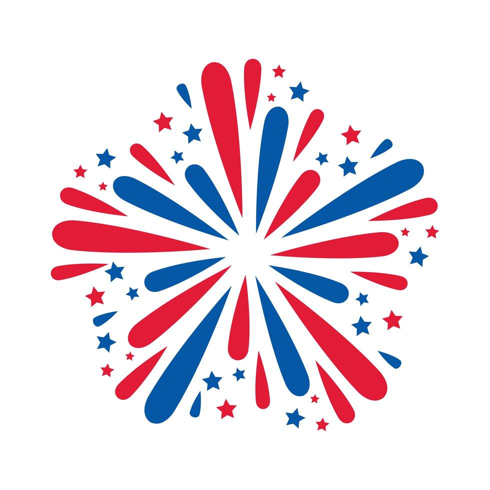 celebration firework icon vector