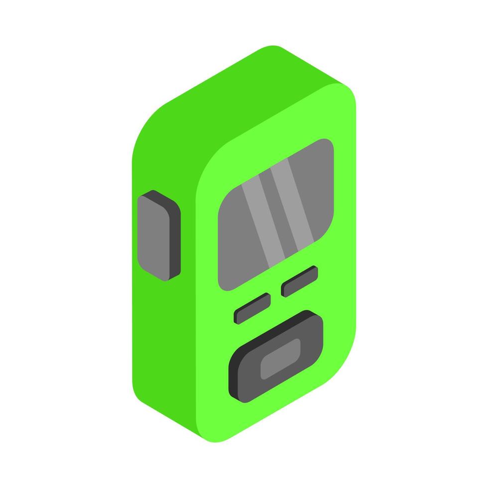 Mp3 player isometric vector