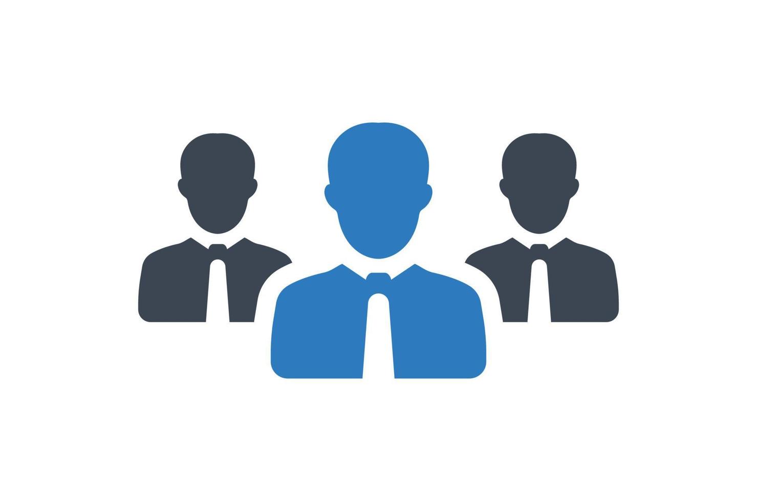 Management leader icon vector