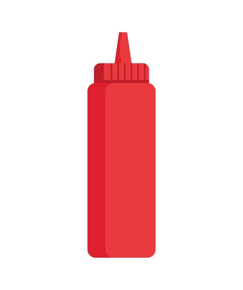 tomato sauce bottle vector