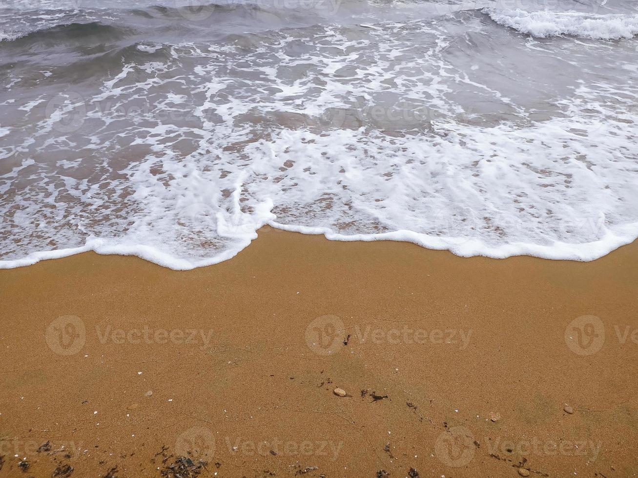 waves and sand photo