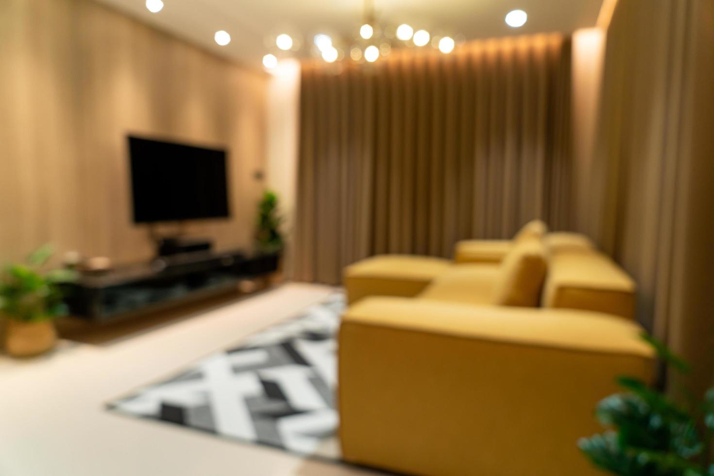 abstract blur modern and luxury living room photo