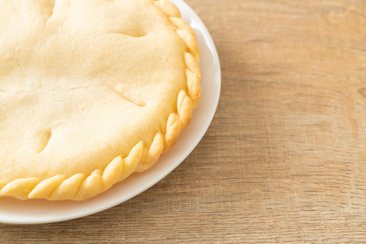 Toddy palm pies on plate photo