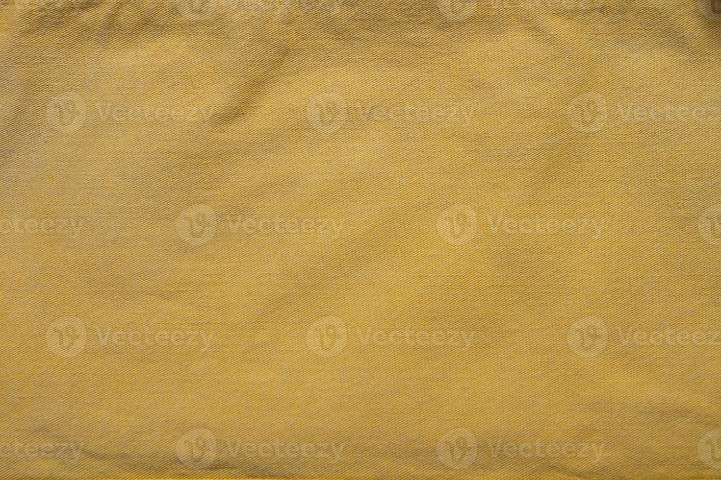 Yellow Texture canvas fabric as background abstract photo