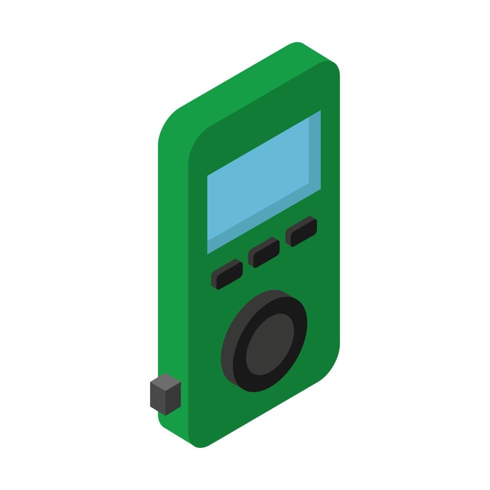 Mp3 player isometric vector