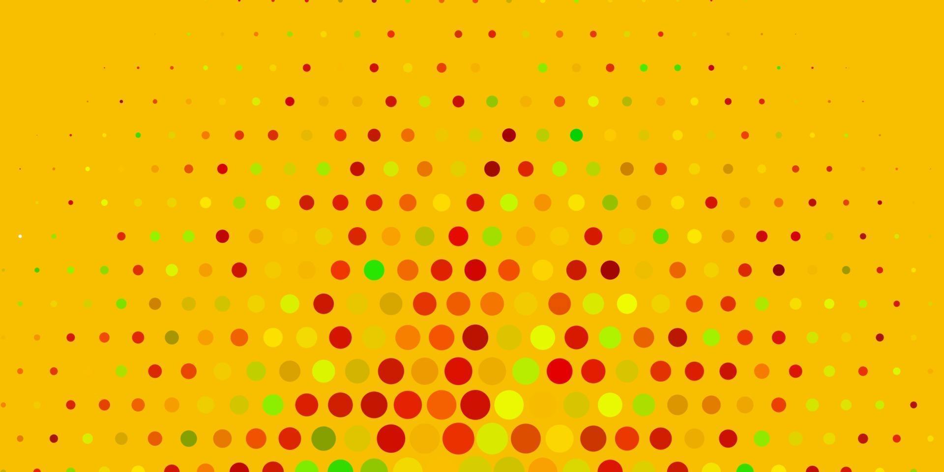 Light Green, Yellow vector template with circles.