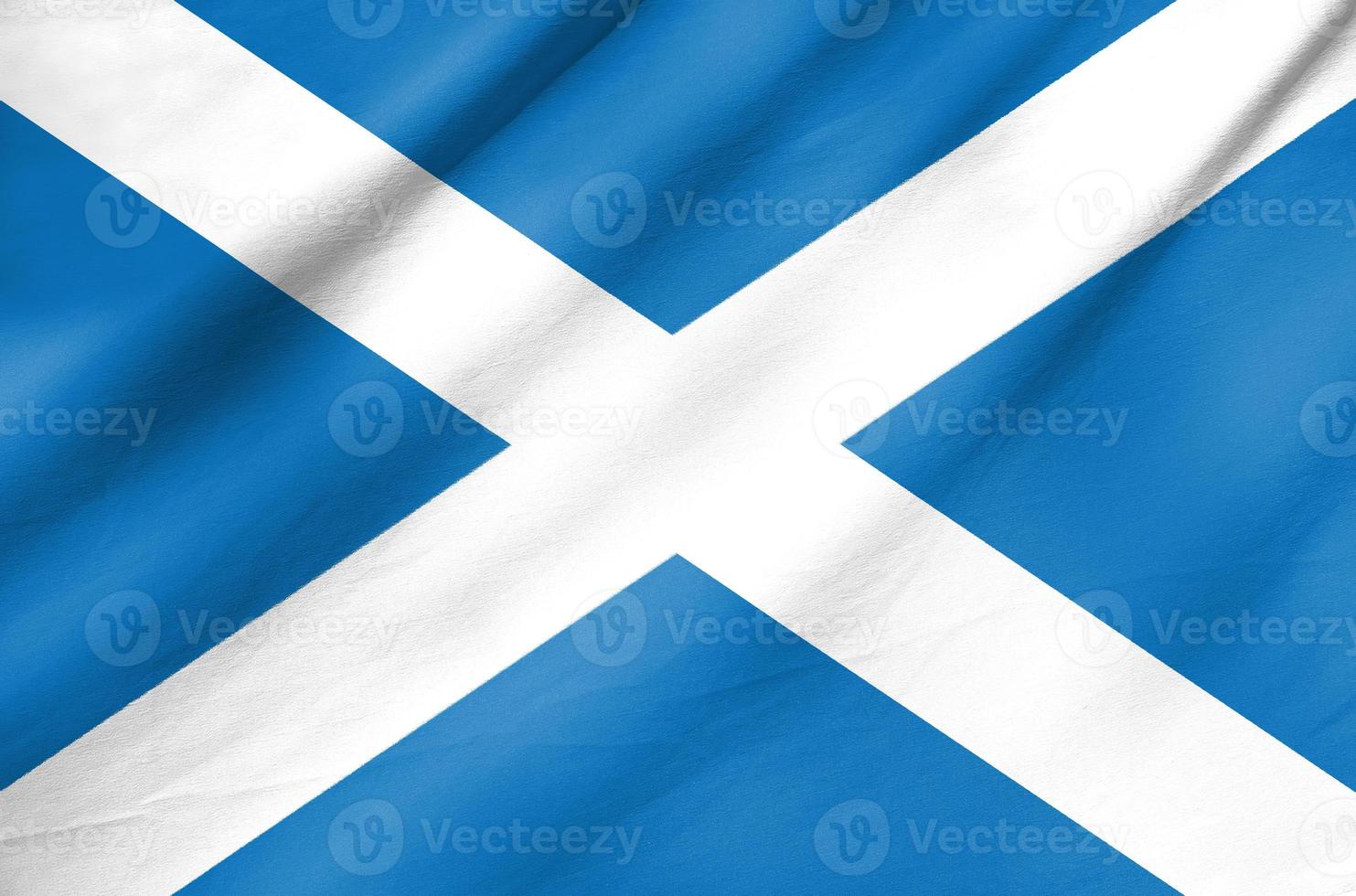 bandera de tela de escocia foto