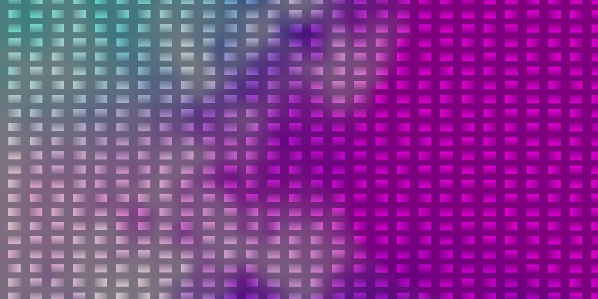 Light Pink, Blue vector backdrop with rectangles.