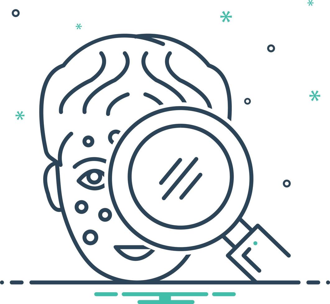 Mix icon for symption checker vector