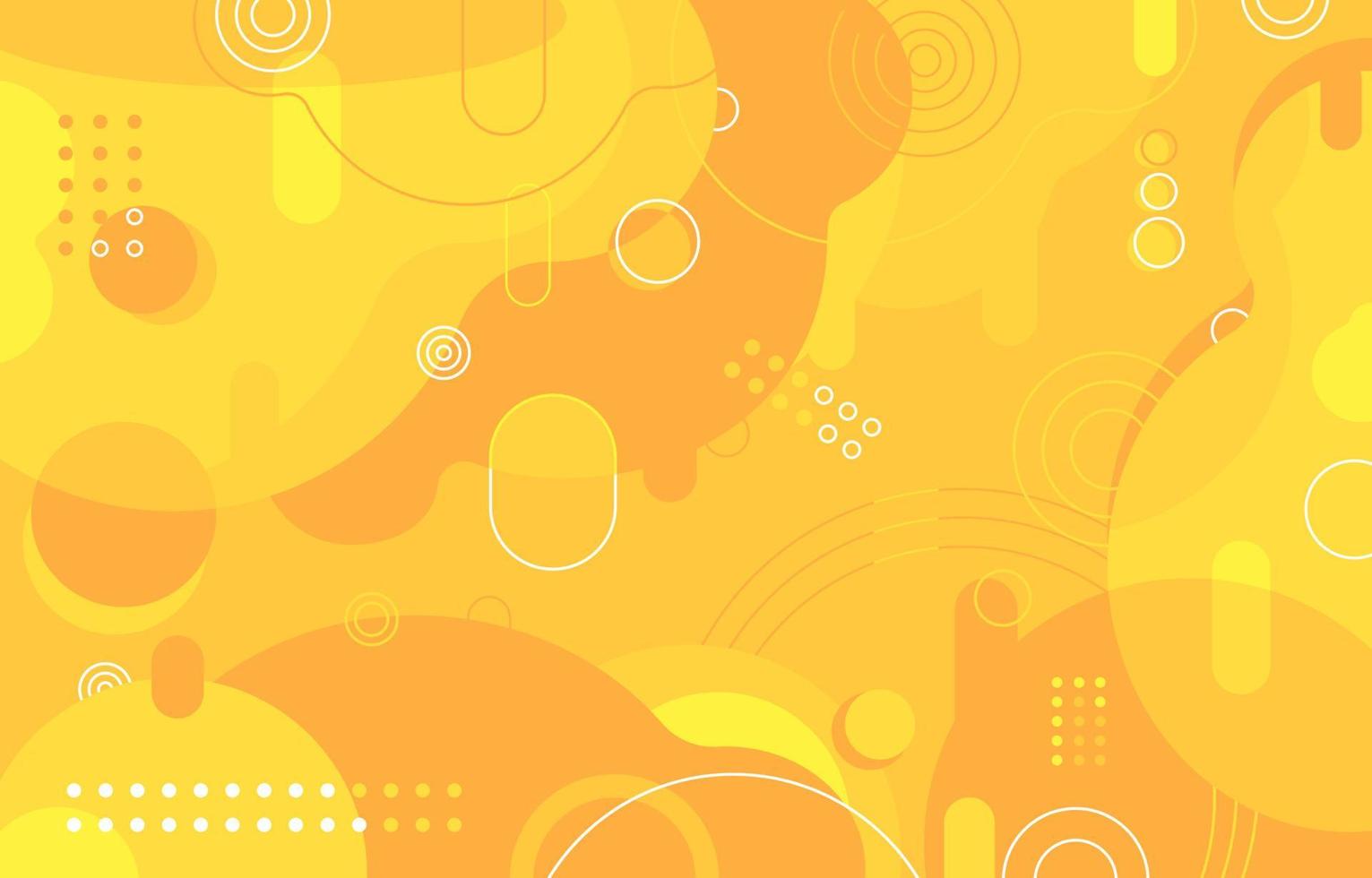 Yellow Abstract Geometric Background vector