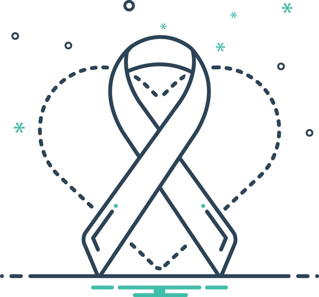 Mix icon for health awareness vector