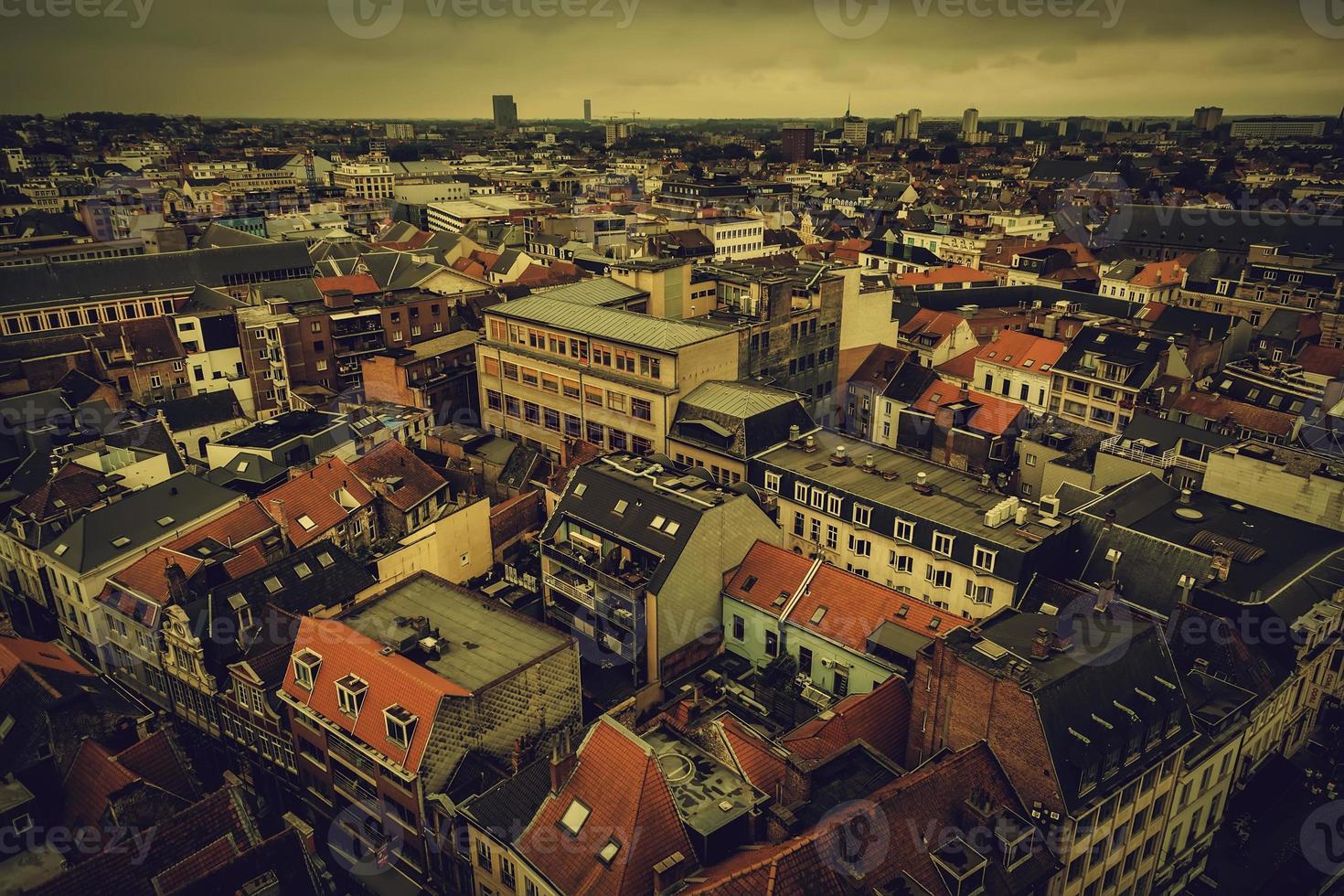 View of Ghent from the height photo