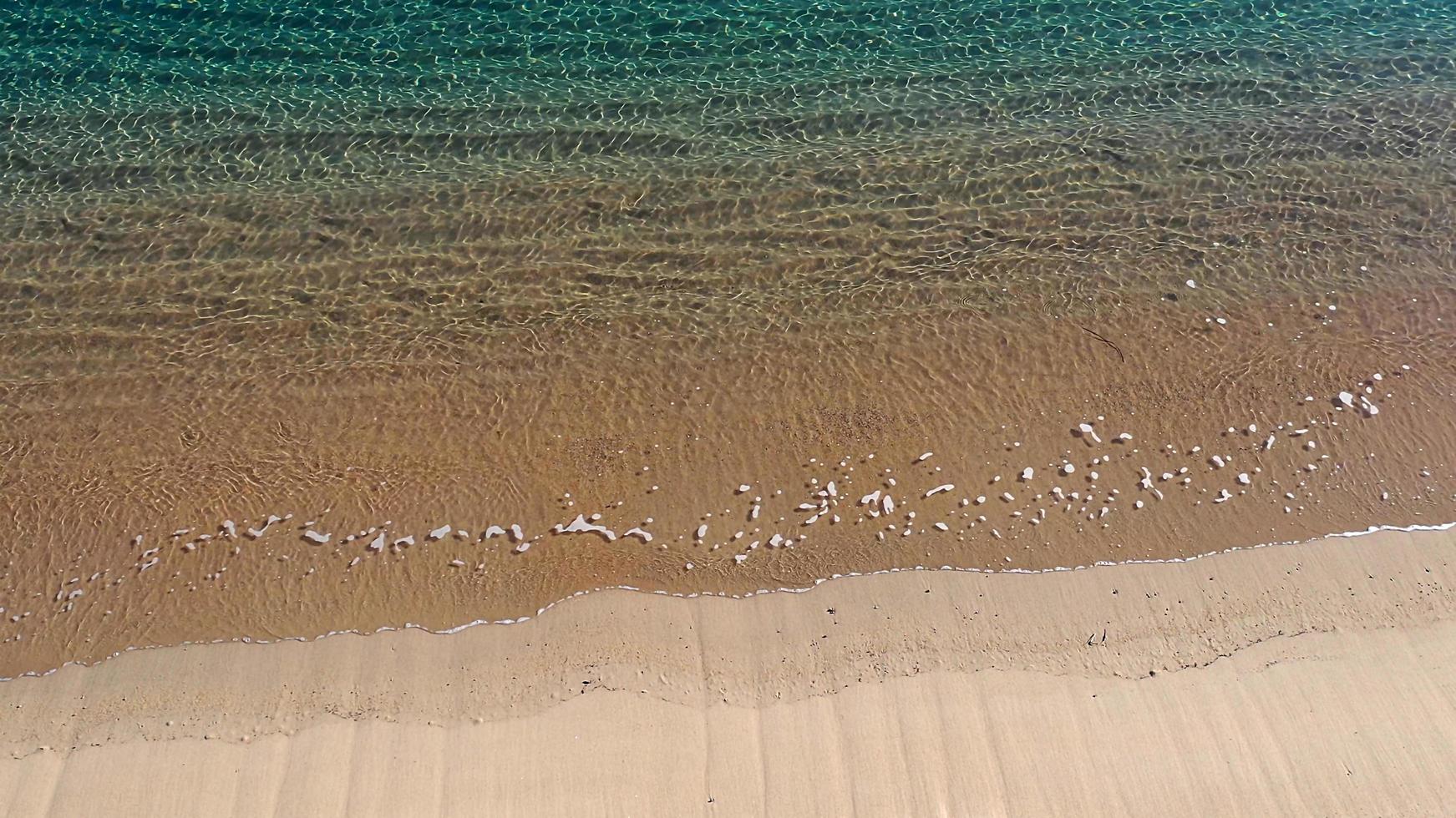 Aerial view of the ocean surface with clear water photo