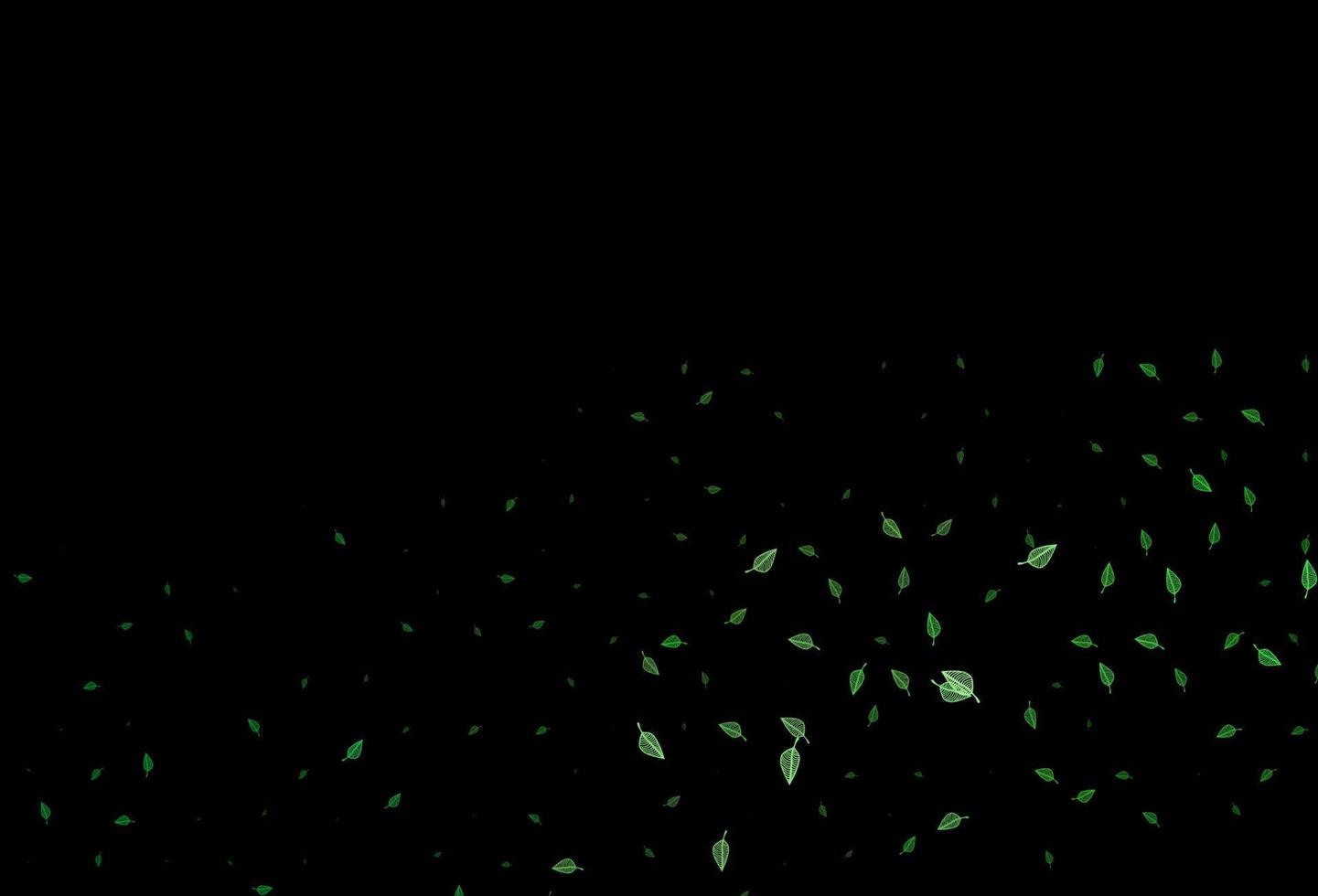 Dark Green vector sketch backdrop.