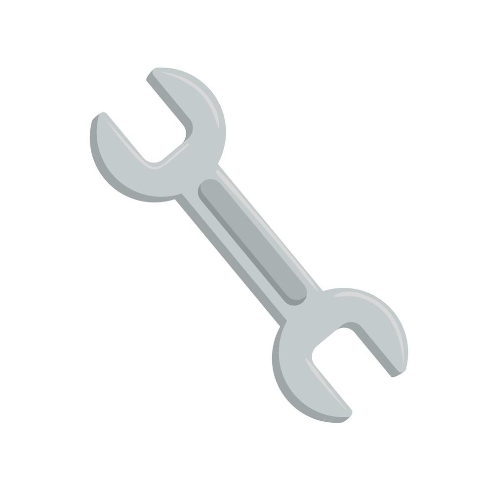 wrench key tool vector