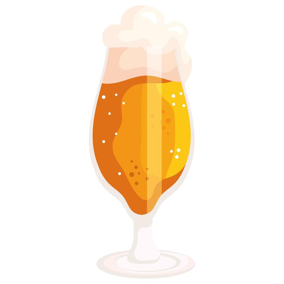 cup beer drink vector