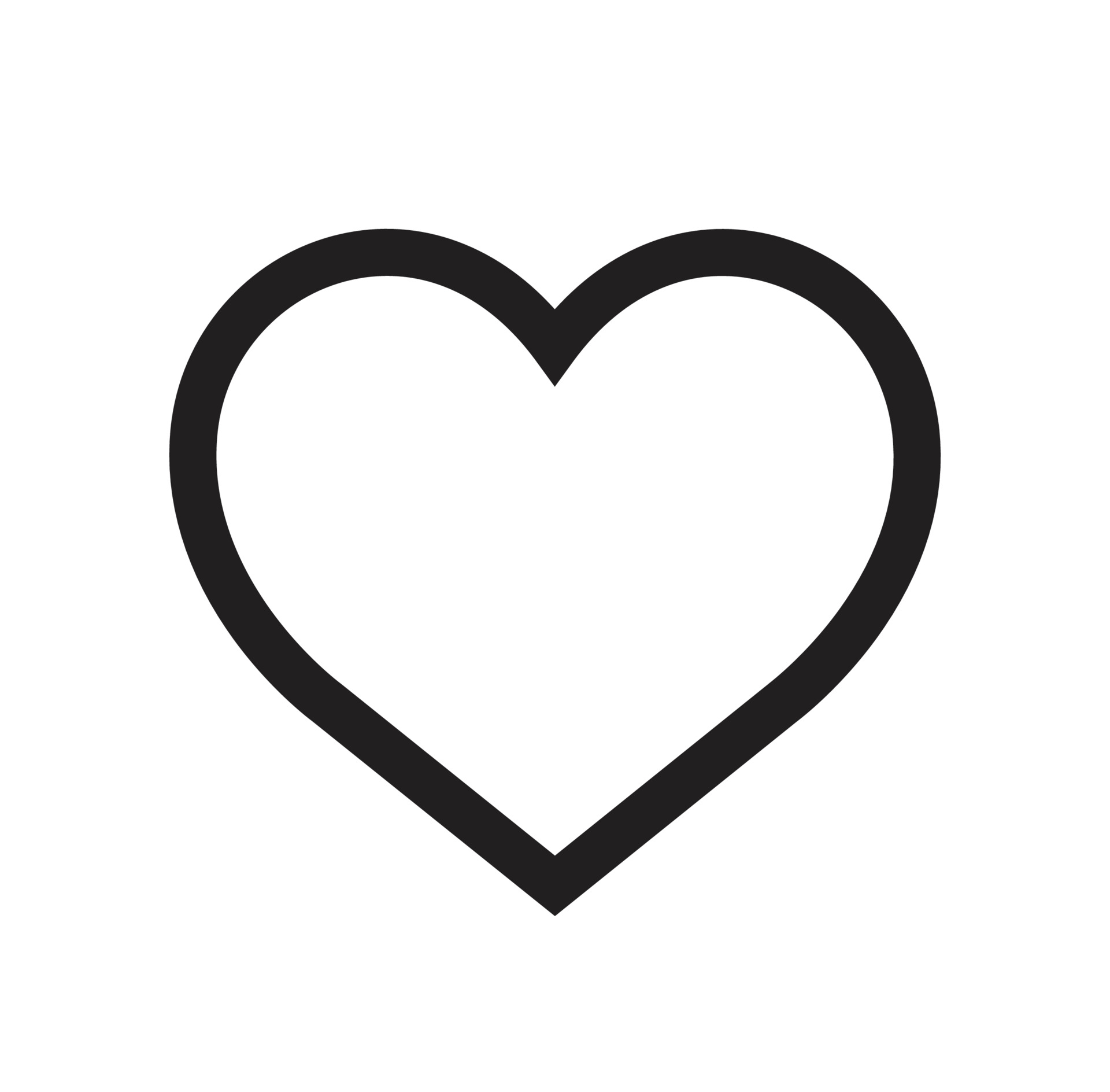 Heart vector icon isolated. love symbol 3818464 Vector Art at Vecteezy