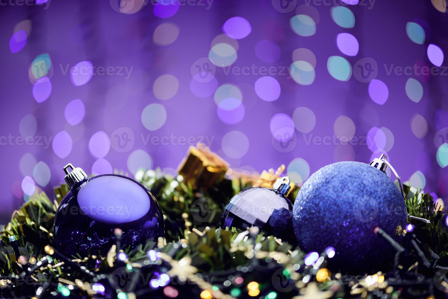 Christmas and New Year background with Christmas decorations, Media banner, Mockup photo