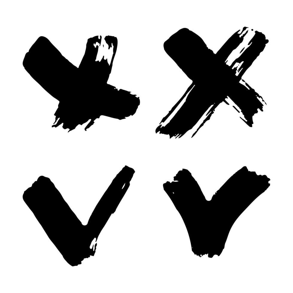 Doodle grunge style icon. Hand drawing paint, brush drawing. Decorative element vector