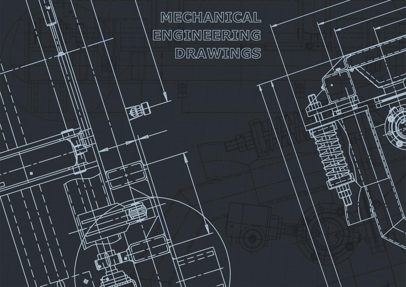 sistemas de diseño asistido por computadora. Plano. estilo oficial vector