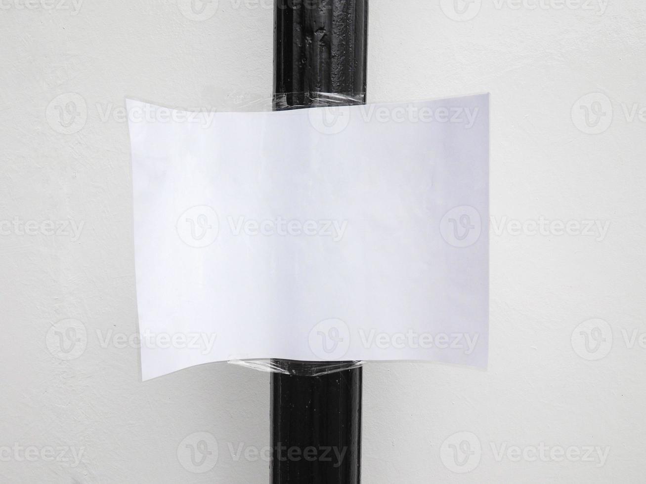 Blank sign with copy space photo