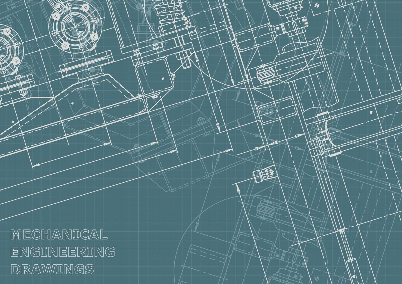 identidad corporativa. Plano. dibujos de ingenieria vectorial vector