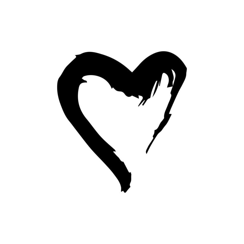 Doodle grunge style icon. Hand drawing paint, brush drawing. Decorative element vector